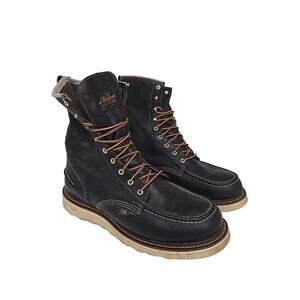 Thorogood Men's 8" Soft Toe WP Wedge Sole Work Boot (U.S.A.) 814-3800 Brown 13EE